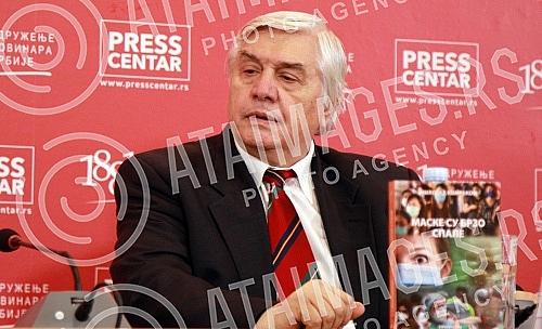 The publishing house Prometheus from Novi Sad and the author Milorad Komrakov organized a press conference at which Kormarkov presented three of his books - 