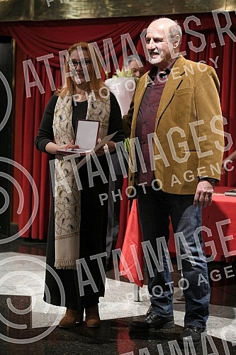  The Terazije Theater hosted a celebration on the occasion of the theater's 72nd birthday, and on that occasion, annual awards, certificates of appreciation and a special award for acting prowess 