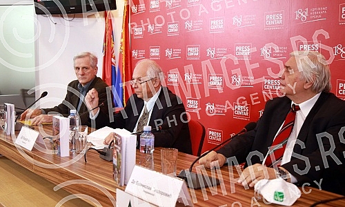 The publishing house Prometheus from Novi Sad and the author Milorad Komrakov organized a press conference at which Kormarkov presented three of his books - 