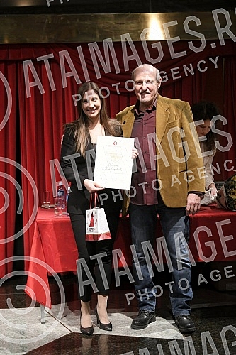  The Terazije Theater hosted a celebration on the occasion of the theater's 72nd birthday, and on that occasion, annual awards, certificates of appreciation and a special award for acting prowess 