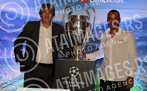 UEFA Champions League Trophy Tour, presented by UniCredit held in Barutana.Trofej UEFA Lige sampiona predstavljen u Barutani na Kalemegdanu.