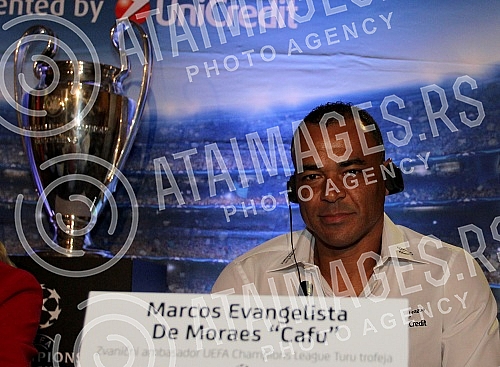 UEFA Champions League Trophy Tour, presented by UniCredit held in Barutana.Trofej UEFA Lige sampiona predstavljen u Barutani na Kalemegdanu.