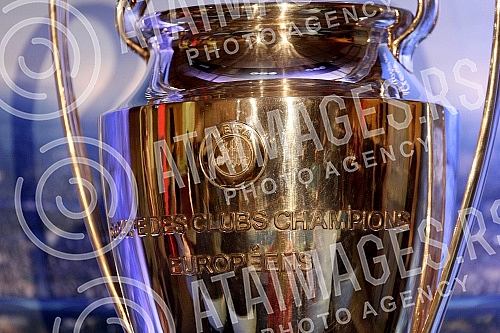 UEFA Champions League Trophy Tour, presented by UniCredit held in Barutana.Trofej UEFA Lige sampiona predstavljen u Barutani na Kalemegdanu.