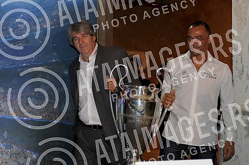 UEFA Champions League Trophy Tour, presented by UniCredit held in Barutana.Trofej UEFA Lige sampiona predstavljen u Barutani na Kalemegdanu.