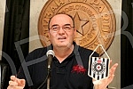 Promotion of new head coach in KK Partizan - Dusko Vujosevic held on stadium Partizan.Promocija novog trenera KK Partizan - Duska Vujosevica odrzana na stadionu Partizana. 