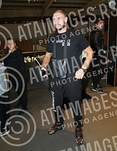 Reality show participants David and Dejan Dragojevic came to the preview of the new DC Comics movie Black Adam at the CineStar cinema in Ada Mall.