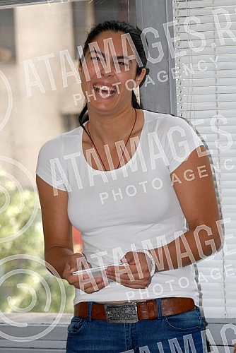 Konferencija za medije tekvondo asocijacije Srbije povodom odrzavanja Evropskog prvenstva u formama u Beogradu od 26. do 28.juna.