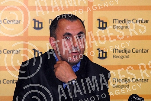 Konferencija za medije tekvondo asocijacije Srbije povodom odrzavanja Evropskog prvenstva u formama u Beogradu od 26. do 28.juna.