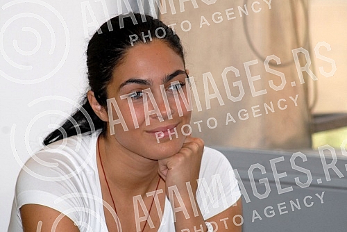 Konferencija za medije tekvondo asocijacije Srbije povodom odrzavanja Evropskog prvenstva u formama u Beogradu od 26. do 28.juna.