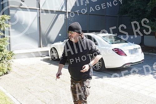 Press conference at the Hype Production Film Studio at the Belgrade Fair, where Aleksandar Vuksanovic - Aca Lukas and Sasa Mirkovic spoke about the conflict with RTS.Konferencija za medije u filmskom studiju Hype produkcije na Beogradskom sajmu na 