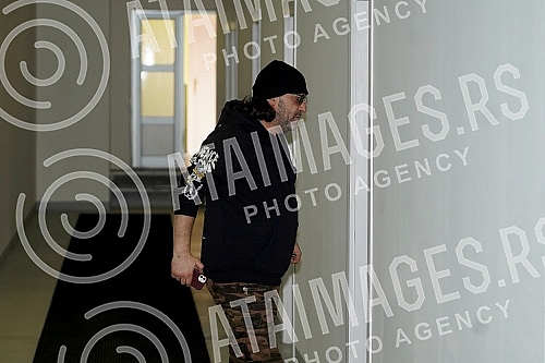 Press conference at the Hype Production Film Studio at the Belgrade Fair, where Aleksandar Vuksanovic - Aca Lukas and Sasa Mirkovic spoke about the conflict with RTS.Konferencija za medije u filmskom studiju Hype produkcije na Beogradskom sajmu na 