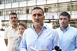 Serbian coalition NADA consisting of New DSS, POKS of Vojislav Mihailovic and 25 citizens' associations, organized a media conference in front of the City Administration, where it sent a request to the city authorities in Belgrade to extend the prote