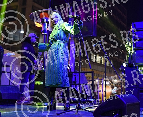 Concert of Ana Stajdohar as part of the Belgrade Winter event.Koncert Ane Stajdohar u sklopu manifestacije 