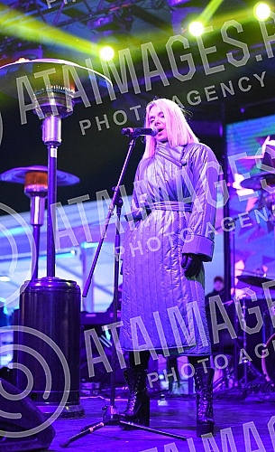 Concert of Ana Stajdohar as part of the Belgrade Winter event.Koncert Ane Stajdohar u sklopu manifestacije 