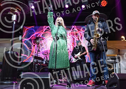 Concert of Ana Stajdohar as part of the Belgrade Winter event.Koncert Ane Stajdohar u sklopu manifestacije 