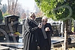 The commemoration on the occasion of half a year since the sudden death of Vidoje Ristovic was held at the New Cemetery.Pomen povodom pola godine otkako je Vidoje Ristovic iznenada preminu odrzan je na Novom groblju.