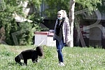 Singer Sara Reljic with brother Filip walking dogs (paparazzo).Pevacica Sara Reljic sa bratom Filipom seta kucice (paparaco).