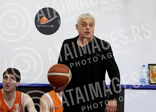 Serbian basketball Superleague match between KK Dynamic and KK Partizan played at SC Dynamic hall. Utakmica kosarkaske Superlige Srbije izmedju KK Dinamik i KK Partizan odigrana u hali SC Dynamic. 