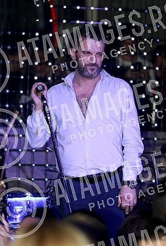 Performance of Aca Lukas (Aleksandar Vuksanovic) held in night club Gotik.Nastup Ace Lukasa (Aleksandar Vuksanovic) odrzan u nocnom klubu Gotik. 