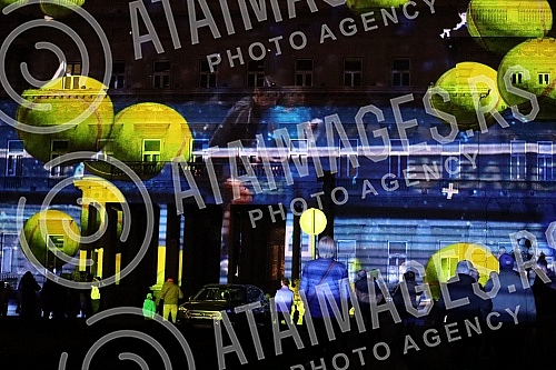 As of today, March 8, Novak Djokovic is officially the best tennis player in the world of all time, and in honor of that, a projection of footage with his best moves in his career so far will be shown on the facade of the Belgrade City Assembly build