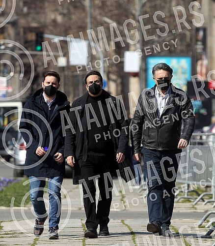 A press conference was held in front of the National assembly house, organized by the Social democratic party, the New party, the Civic democratic forum, the Hungarian movement, the Movement 1 out of 5 million, the Vlaska party, KLIP, New serbia, the