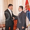 Premijer Srbije Ivica Dacic primio je Marco Huck (Muamer Hukic) WBO prvaka sveta u kruzer kategoriji.