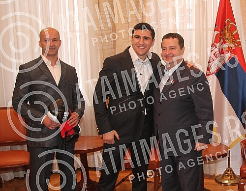 Premijer Srbije Ivica Dacic primio je Marco Huck (Muamer Hukic) WBO prvaka sveta u kruzer kategoriji.