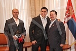 Premijer Srbije Ivica Dacic primio je Marco Huck (Muamer Hukic) WBO prvaka sveta u kruzer kategoriji.