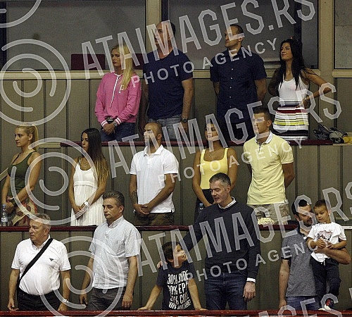 Treca utakmica finala plejofa Kosarkaske Super Lige Srbije izmedju KK Crvena Zvezda i KK Partizan odigrana u hali Pionir. 