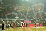 Treca utakmica finala plejofa Kosarkaske Super Lige Srbije izmedju KK Crvena Zvezda i KK Partizan odigrana u hali Pionir. 