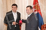 Premijer Srbije Ivica Dacic primio je Marco Huck (Muamer Hukic) WBO prvaka sveta u kruzer kategoriji.