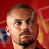 Press conference of Wes Brown in Belgrade.Pres konferencija Ves Brauna, bivseg fudbalera Mancester junajteda.