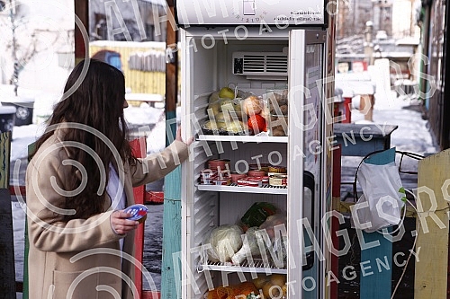 A press conference on the installation of the Shared Refrigerator was held at Dorcol Platz.Konferencija za novinare povodom postavljanja Zajednickog friidera odrzana je u Dorcol Platzu.