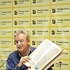 The organizer of the facsimile of Miroslav's Gospel, Veljko Topalovic, and the author of the documentary series on the history of the manuscript, Bosko Savkovic, held a press conference to discuss the damage to Miroslav's Gospel.Priredjivac faksimi