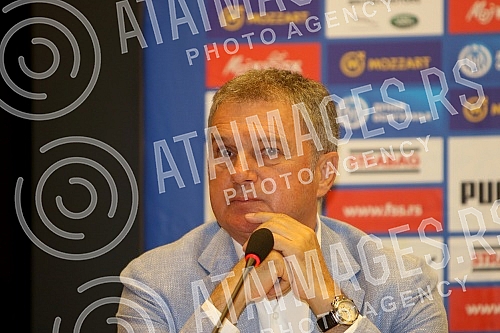 Promotion of the new head coach of the national team of Serbia Ljubisa Tumbakovic was held in the hotel 