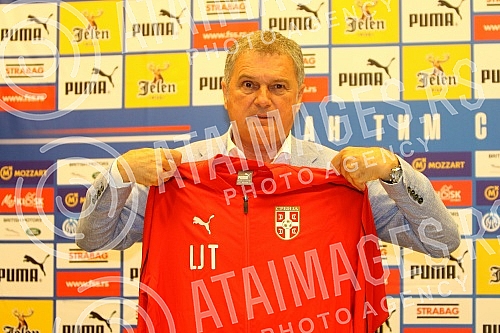 Promotion of the new head coach of the national team of Serbia Ljubisa Tumbakovic was held in the hotel 