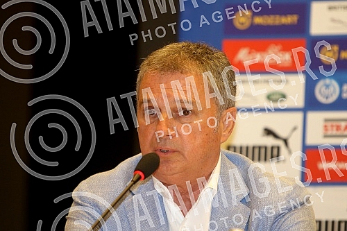 Promotion of the new head coach of the national team of Serbia Ljubisa Tumbakovic was held in the hotel 