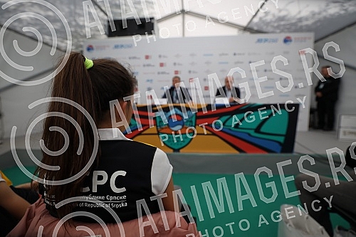 A press conference at which a cooperation agreement was signed between the Tennis Association of Serbia and the Tennis Association of Republika Srpska was held at the Media Center of the ATP tournament 