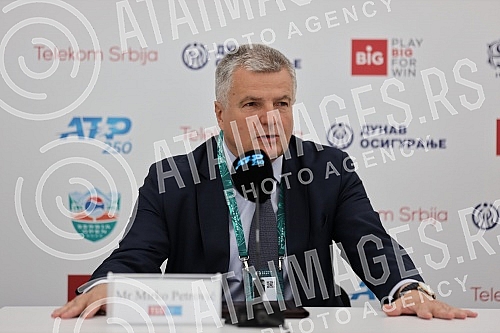 A press conference at which a cooperation agreement was signed between the Tennis Association of Serbia and the Tennis Association of Republika Srpska was held at the Media Center of the ATP tournament 