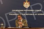 Address by the President of the Republic of Serbia, Aleksandar Vucic, to the public in the building of the General Secretariat of the President of the Republic.Obracanje predsednika Republike Srbije Aleksandra Vucica  javnosti u zgradi Generalnog s