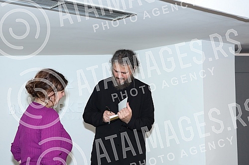 The promotion of Bishop Maksim's book 