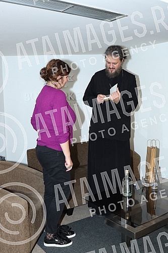 The promotion of Bishop Maksim's book 