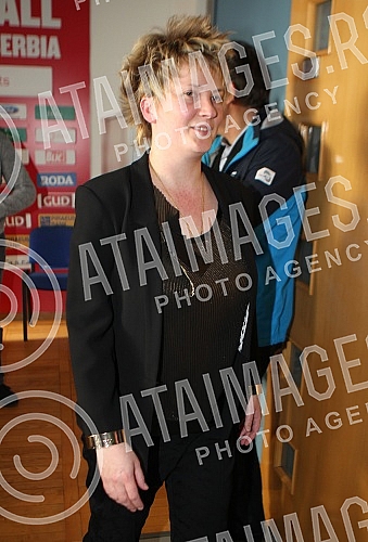Promotion of Marina Maljkovic as new head coach for women basketball national team.Promocija Marine Maljkovic za novog selektora zenske kosarkaske reprezentacije.