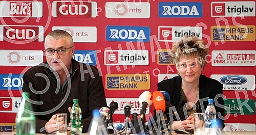 Promotion of Marina Maljkovic as new head coach for women basketball national team.Promocija Marine Maljkovic za novog selektora zenske kosarkaske reprezentacije.