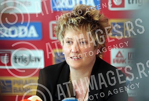 Promotion of Marina Maljkovic as new head coach for women basketball national team.Promocija Marine Maljkovic za novog selektora zenske kosarkaske reprezentacije.