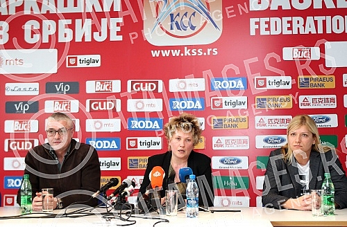Promotion of Marina Maljkovic as new head coach for women basketball national team.Promocija Marine Maljkovic za novog selektora zenske kosarkaske reprezentacije.