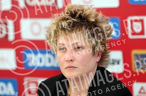 Promotion of Marina Maljkovic as new head coach for women basketball national team.Promocija Marine Maljkovic za novog selektora zenske kosarkaske reprezentacije.