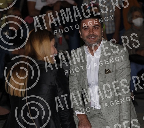 Opening of Milena and Gaga Square (corner of Milesevska and Cara Nikolaja streets).Otvaranje Skvera Milene i Gage (ugao ulica Milesevske i Cara Nikolaja).