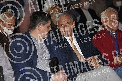 Opening of Milena and Gaga Square (corner of Milesevska and Cara Nikolaja streets).Otvaranje Skvera Milene i Gage (ugao ulica Milesevske i Cara Nikolaja).