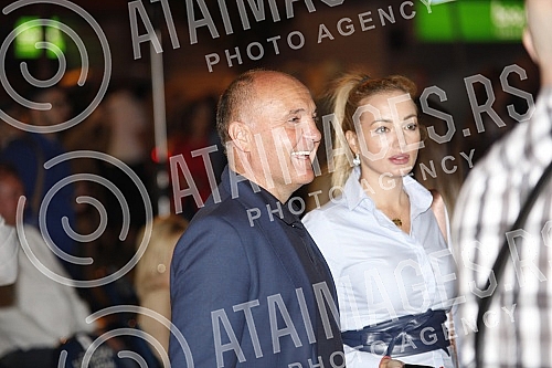 Opening of Milena and Gaga Square (corner of Milesevska and Cara Nikolaja streets).Otvaranje Skvera Milene i Gage (ugao ulica Milesevske i Cara Nikolaja).